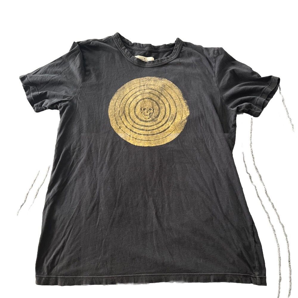 Imogene And Willie Skull Bull-eye T-shirt Size L See Photos Read